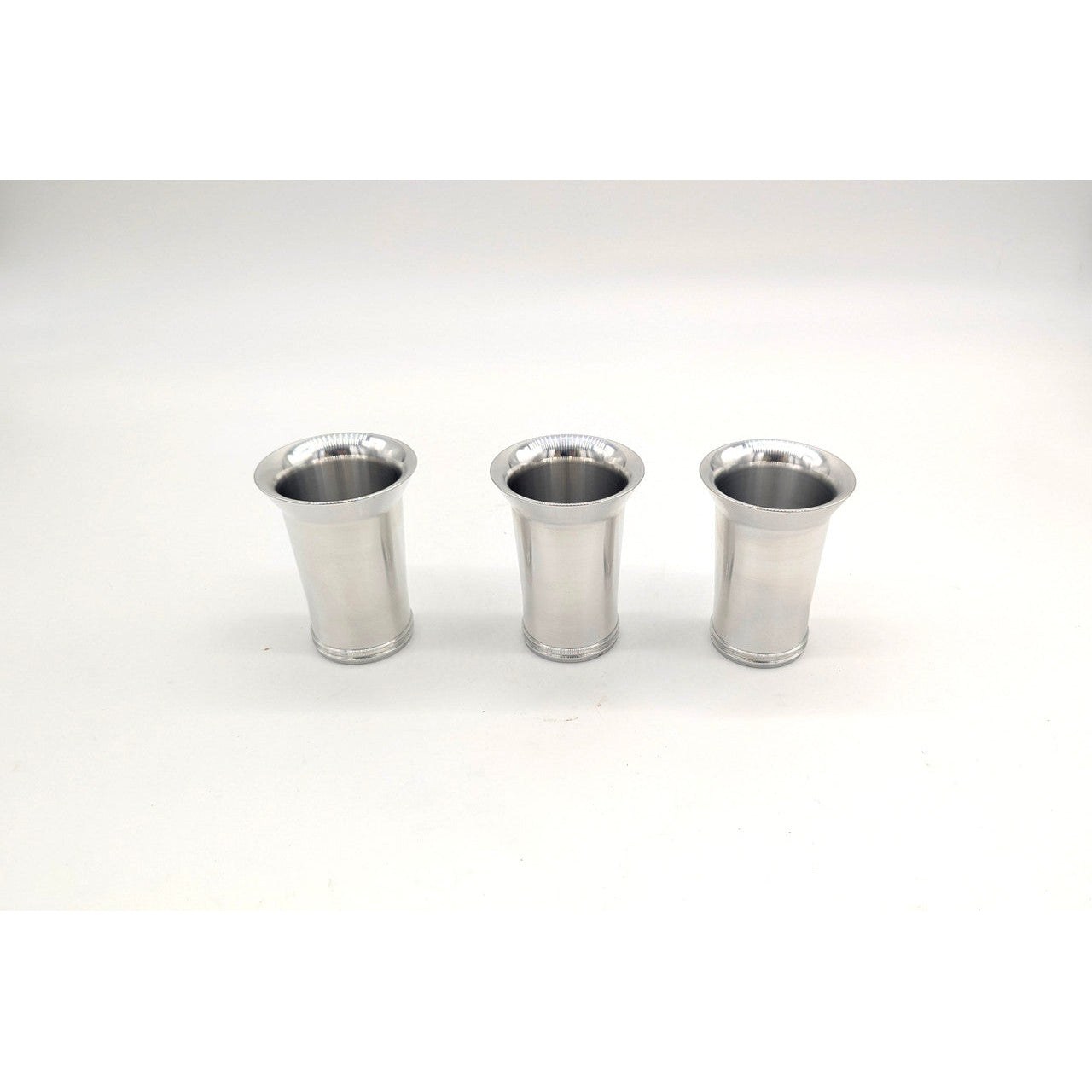 Intake "trumpets" milled out of a solid block of billet aluminum