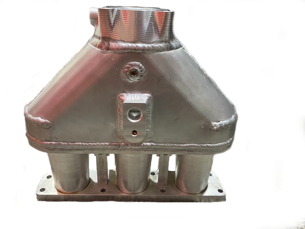 Billet aluminum intake manifold for 2017–2019 Can-Am Maverick X3 Turbo.