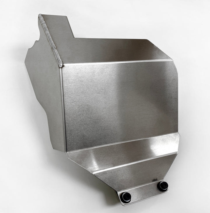 Front view of air intake shield