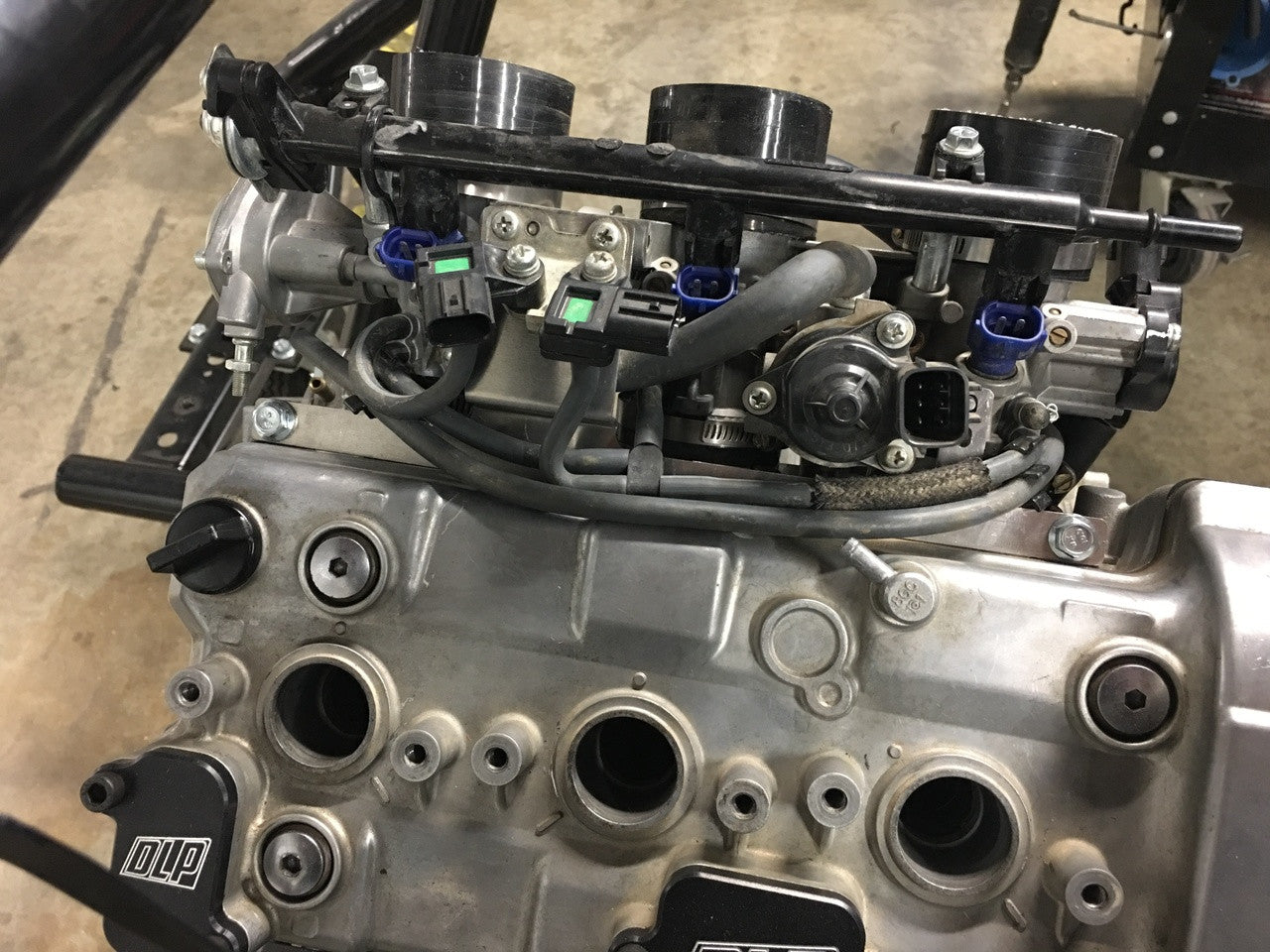 Brace installed on motor