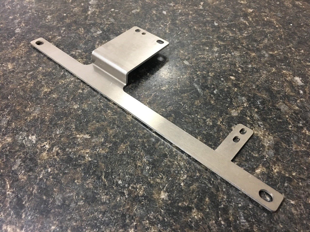 Side view of throttle body brace