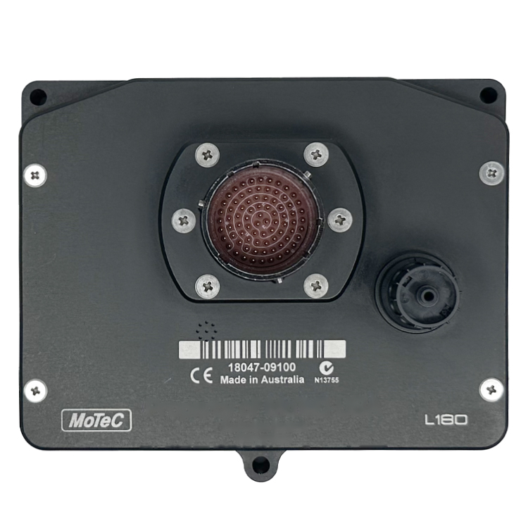 MoTeC L180 enclosed logger with USB (front view)