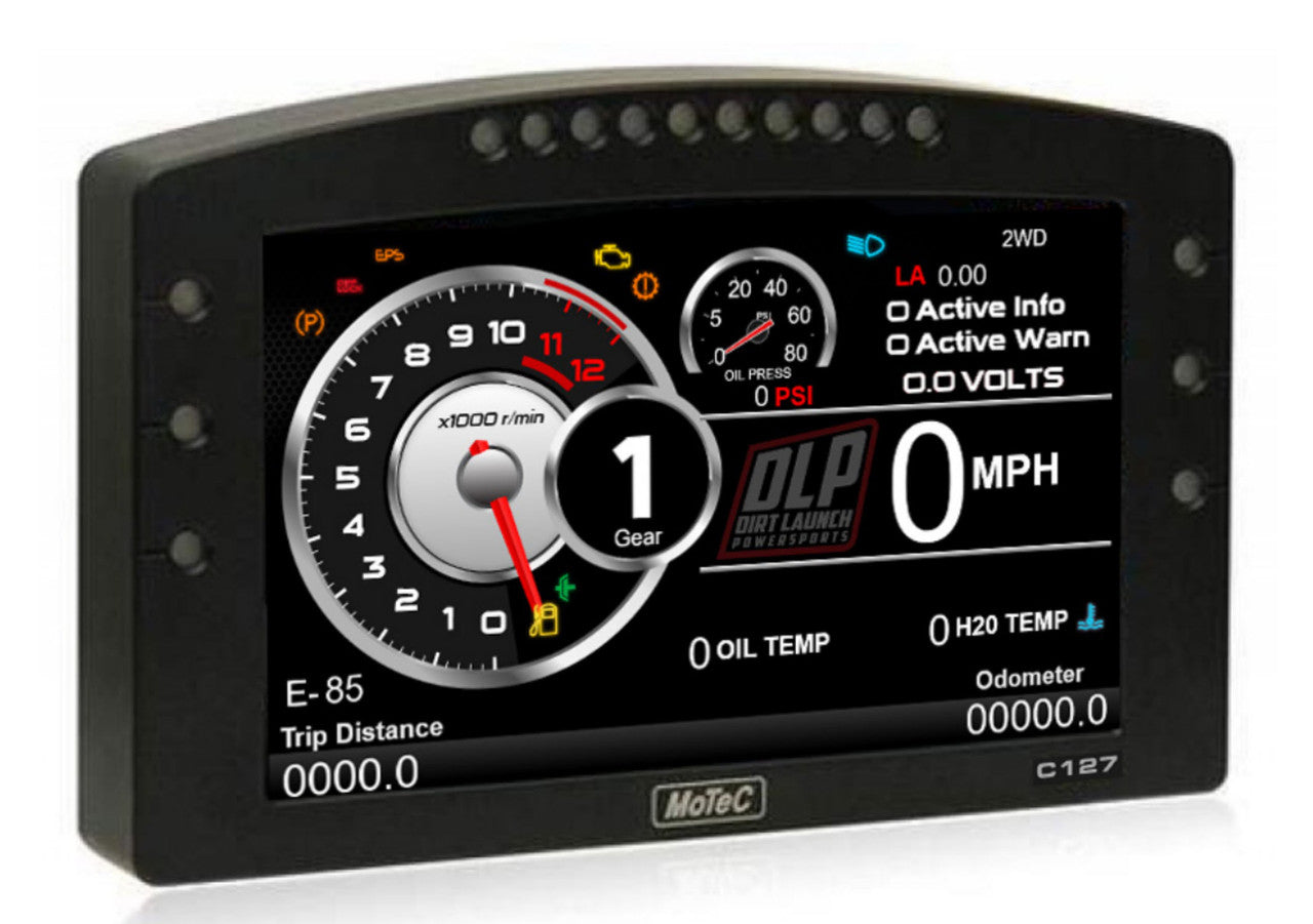 MoTeC C125 / C127 PnP Dash kit for the Yamaha YXZ1000