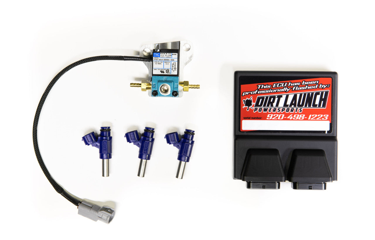 GYTR turbo upgrade kit for Yamaha YXZ with ECU flash and electronic boost controller.
