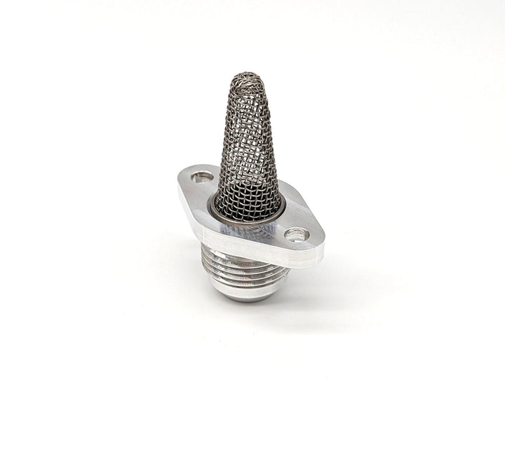 YXZ 12AN Billet Oil Tank Screened Fitting
