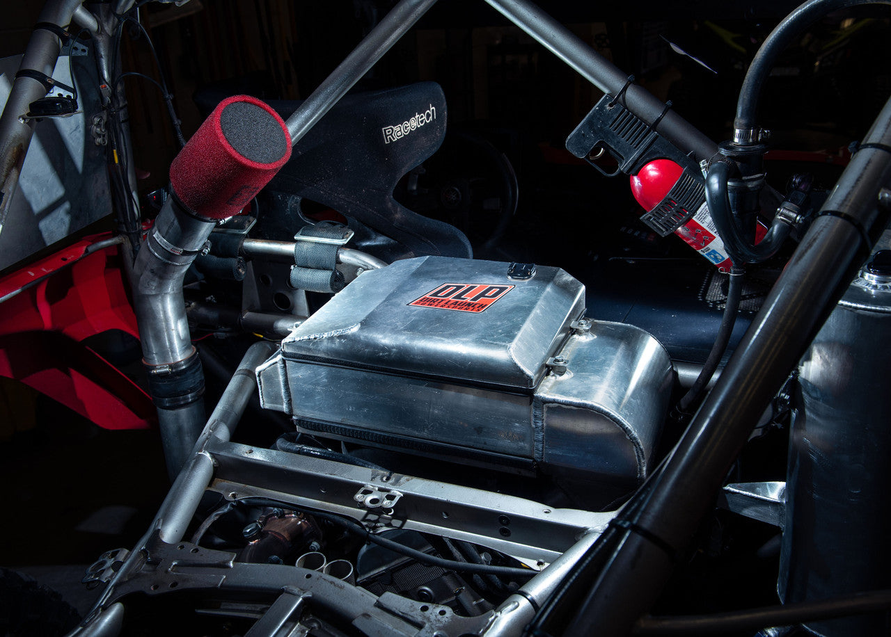 Intercooler setup included in Yamaha YXZ Stage 3 turbo kit for improved charge air cooling and performance.