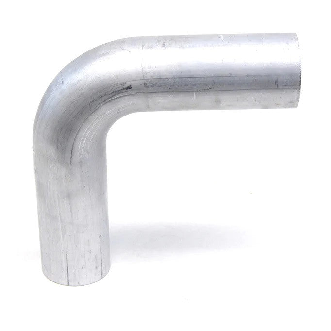 HPS 1" OD 90 Degree Bend 1.5" CLR 6061 Aluminum Elbow Pipe Tubing 16 Gauge, Mandrel Bent, Mill Finish