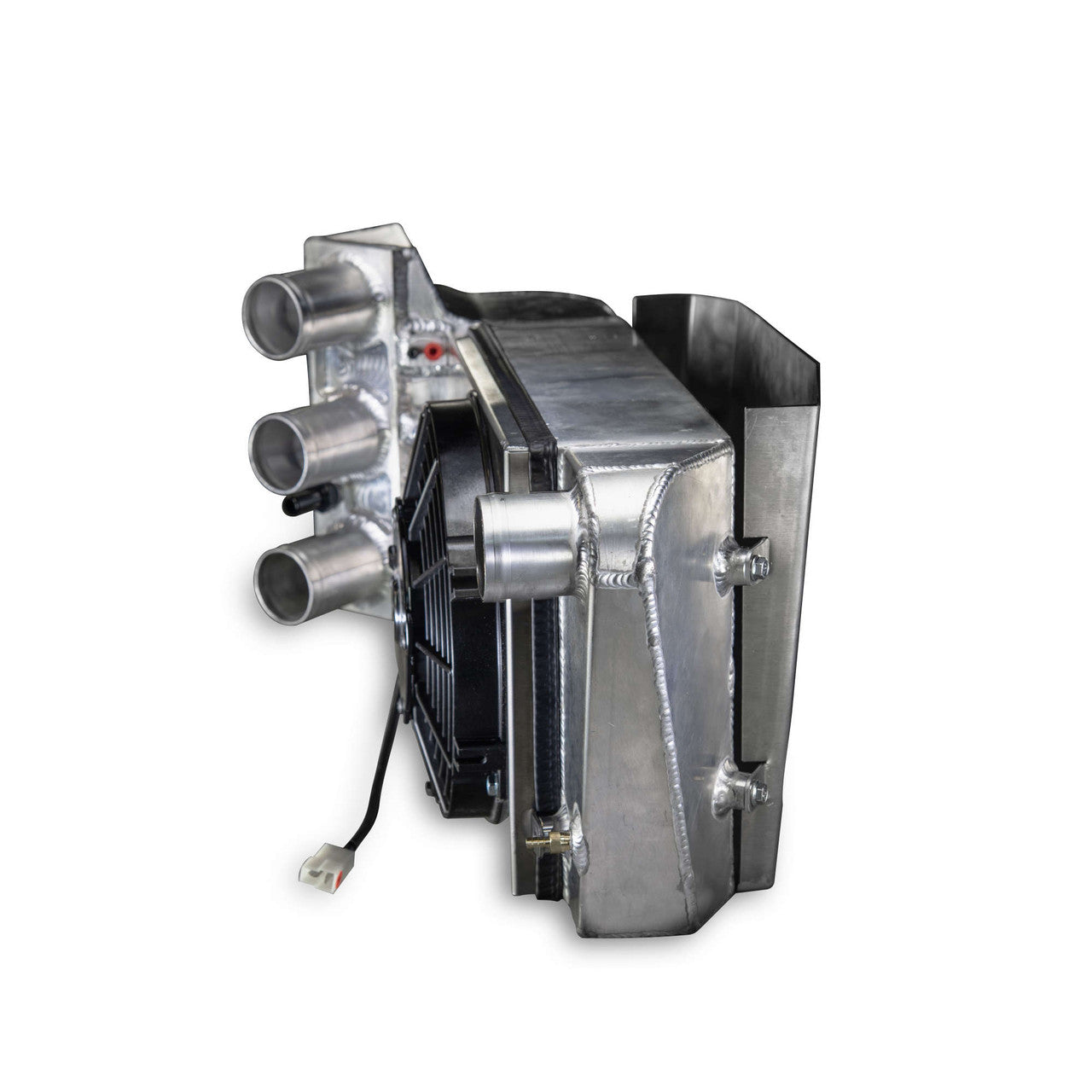 Side view of intercooler tank