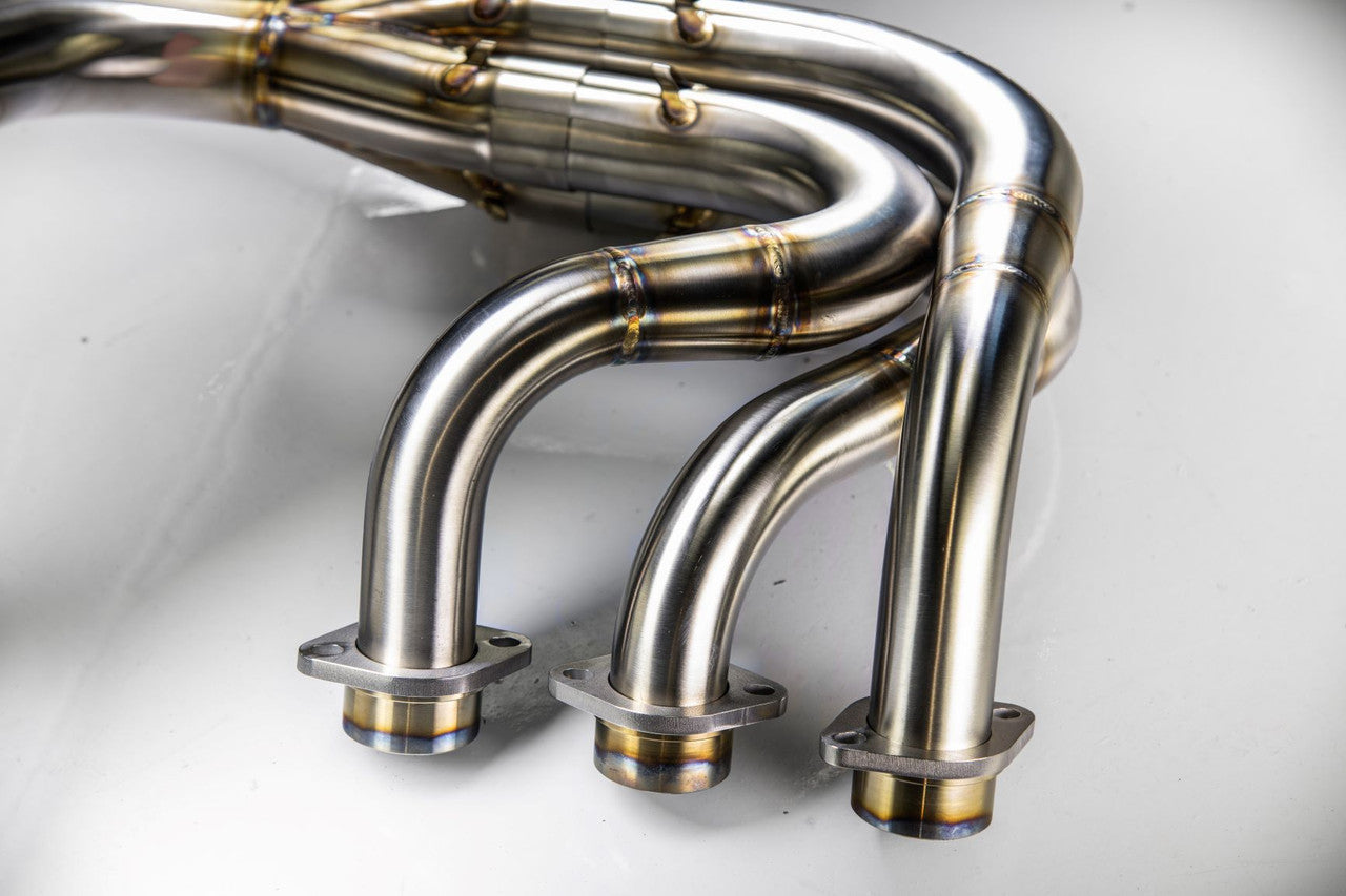 header exhaust and flanges