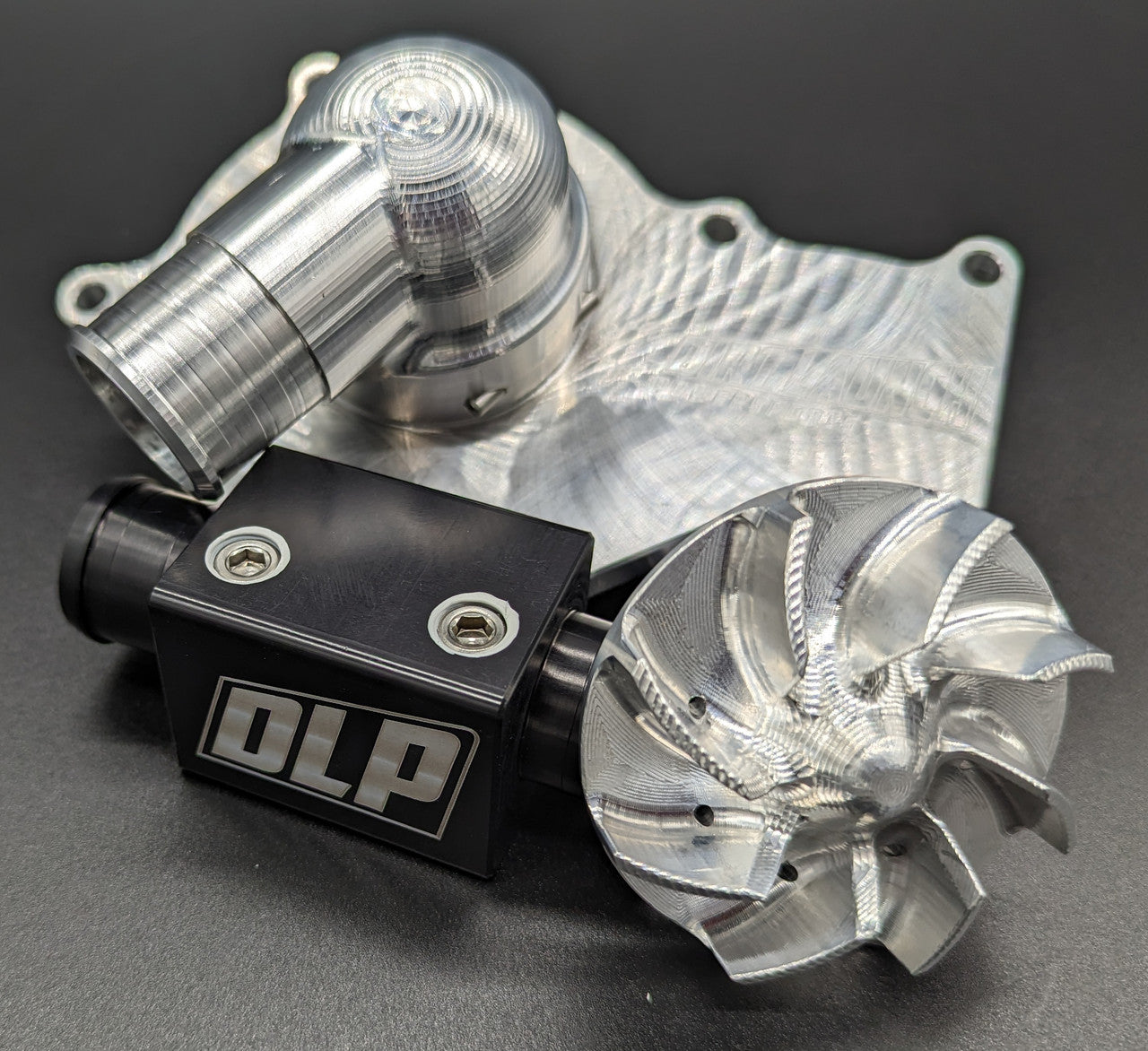 Billet adjustable water pump housing for Yamaha YXZ with 360 degree rotating neck