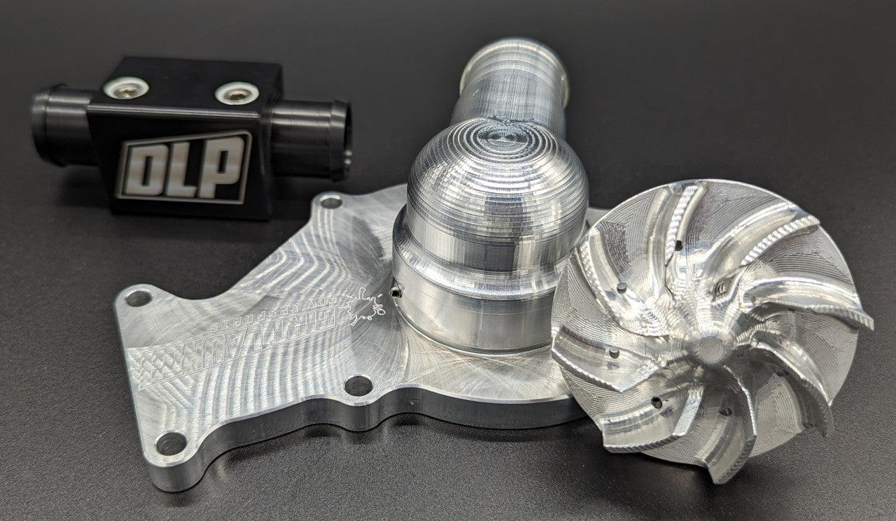 Billet water pump impeller for Yamaha YXZ replacing factory plastic impeller